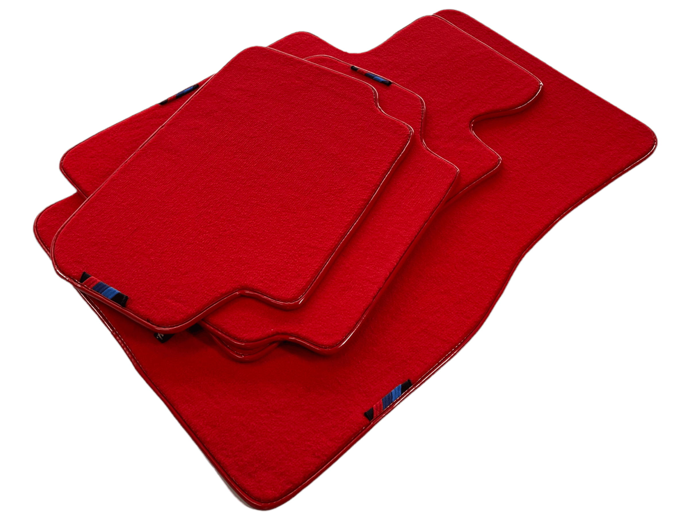 Red Floor Mats For BMW 4 Series F33 With M Package AutoWin Brand - AutoWin