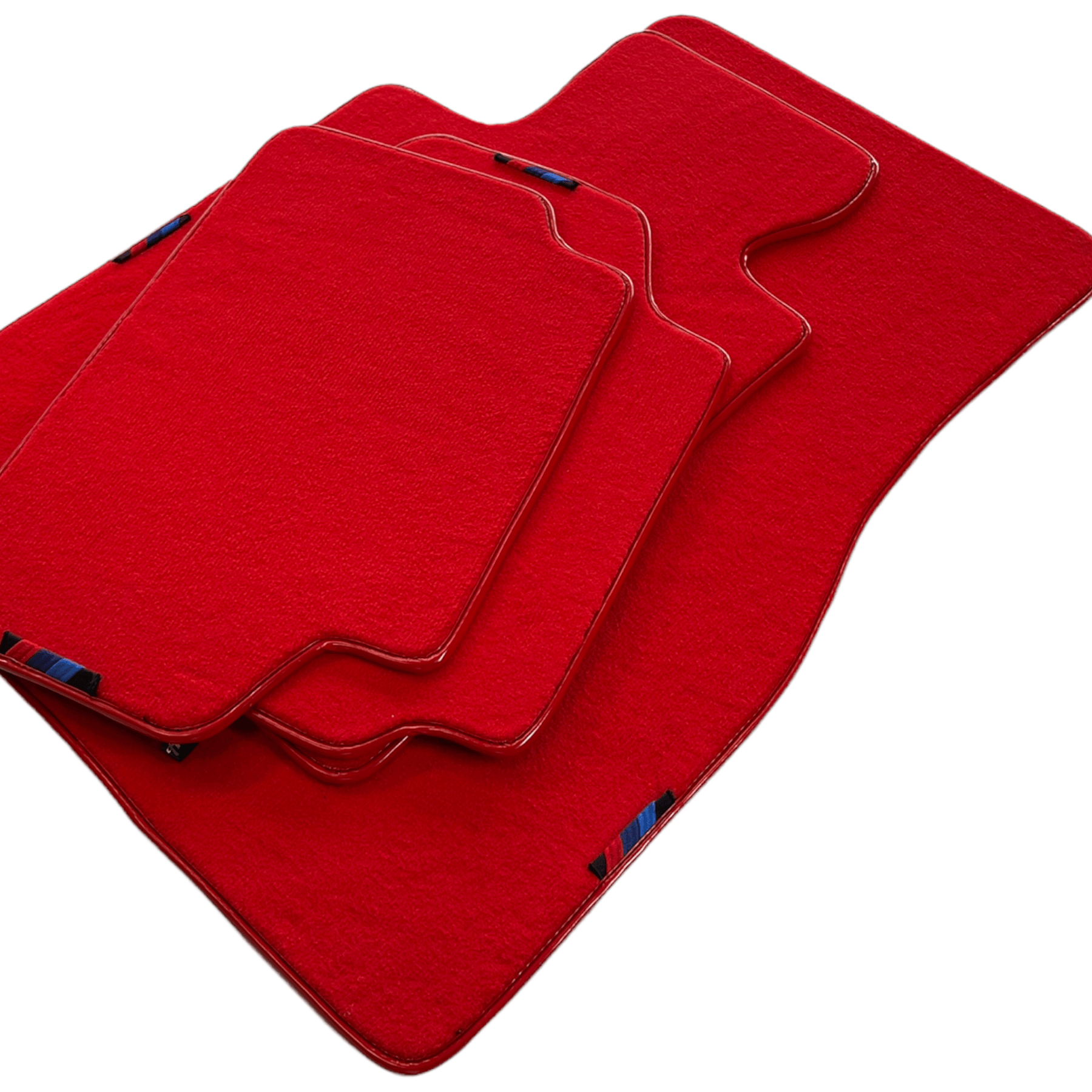 Red Floor Mats For BMW 5 Series F07 GT With M Package AutoWin Brand - AutoWin