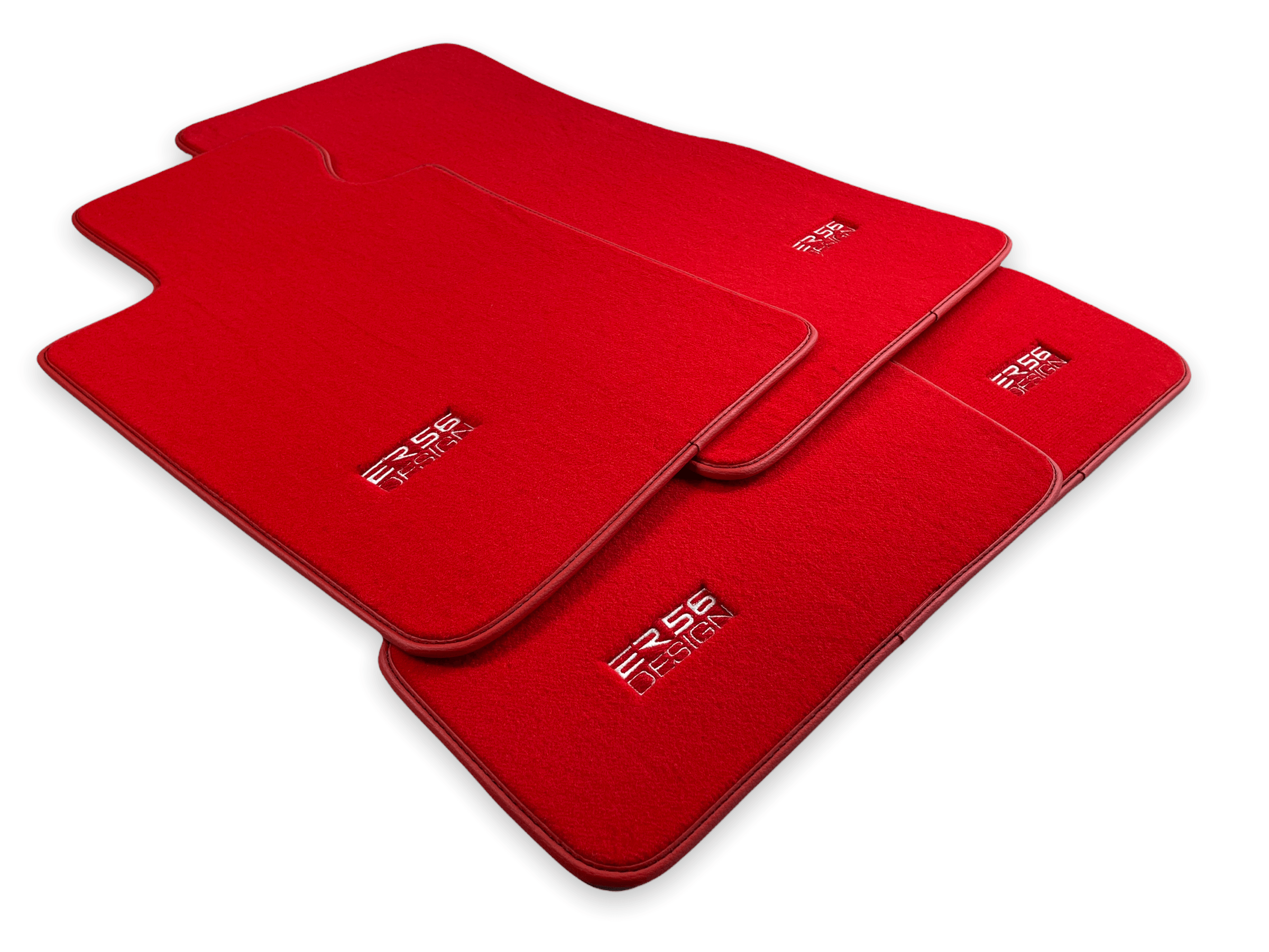 Red Floor Mats For BMW 6 Series F06 Gran Coupe - ER56 Design Brand - AutoWin