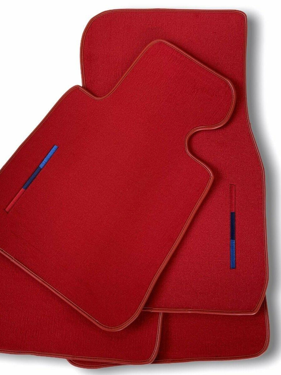 Red Floor Mats For BMW 6 Series G32 GT With M Package - AutoWin