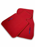 Red Floor Mats For BMW 7 Series E65 With M Package - AutoWin