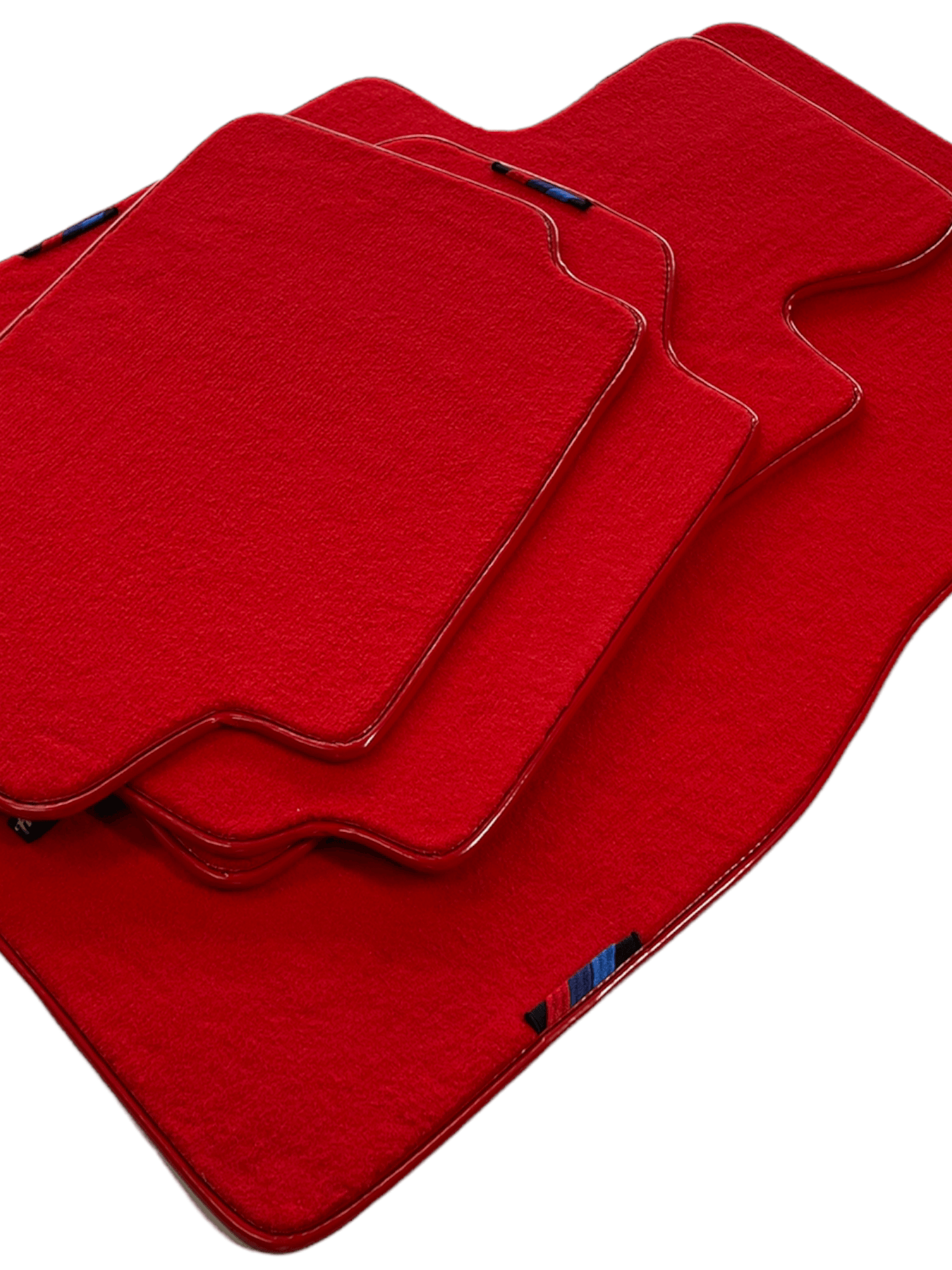 Red Floor Mats For BMW 7 Series E65 With M Package AutoWin Brand - AutoWin