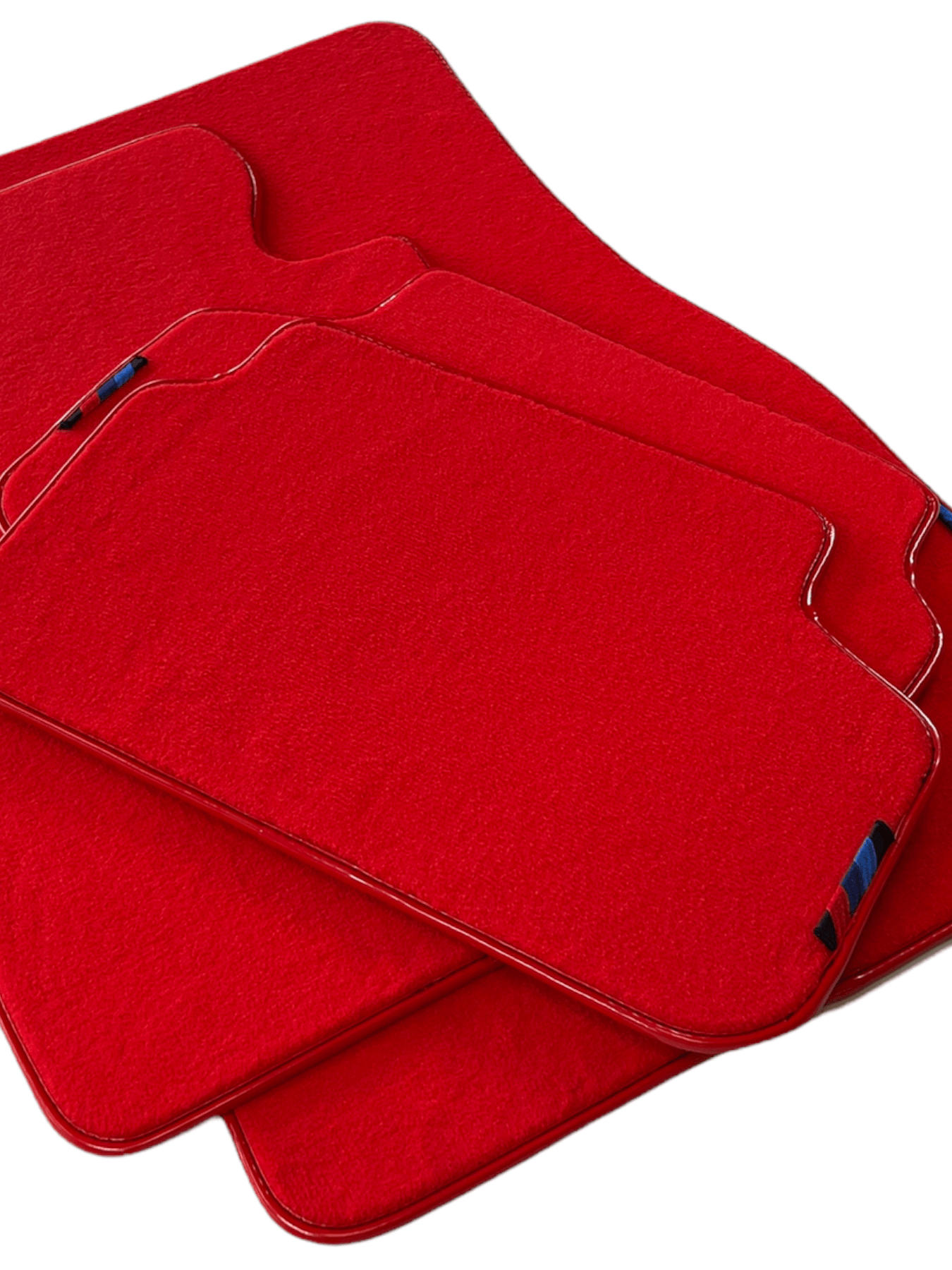 Red Floor Mats For BMW 7 Series E66 With M Package AutoWin Brand - AutoWin