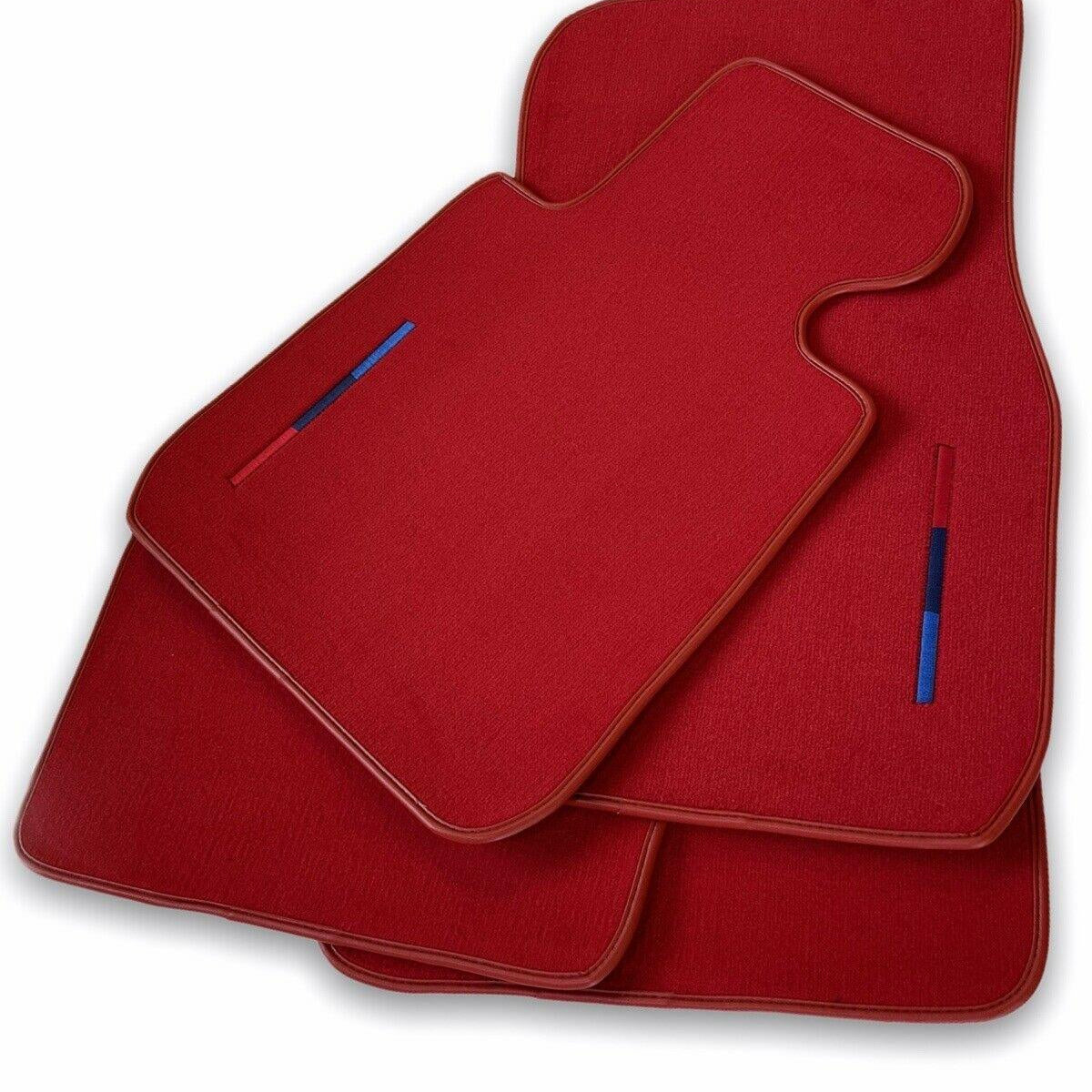 Red Floor Mats For BMW 7 Series G11 With M Package - AutoWin