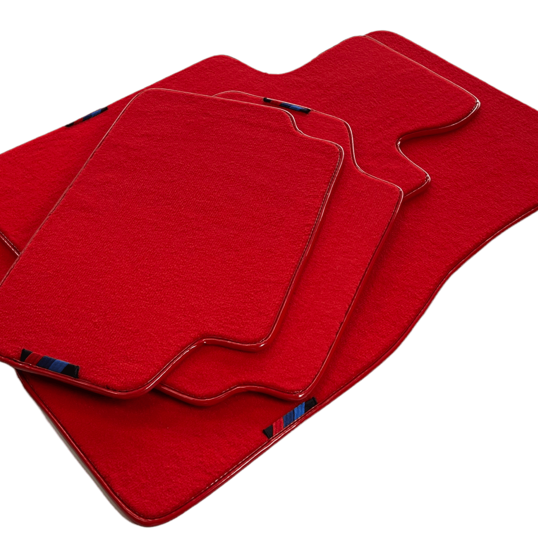 Red Floor Mats For BMW 8 Series G14 With M Package AutoWin Brand - AutoWin