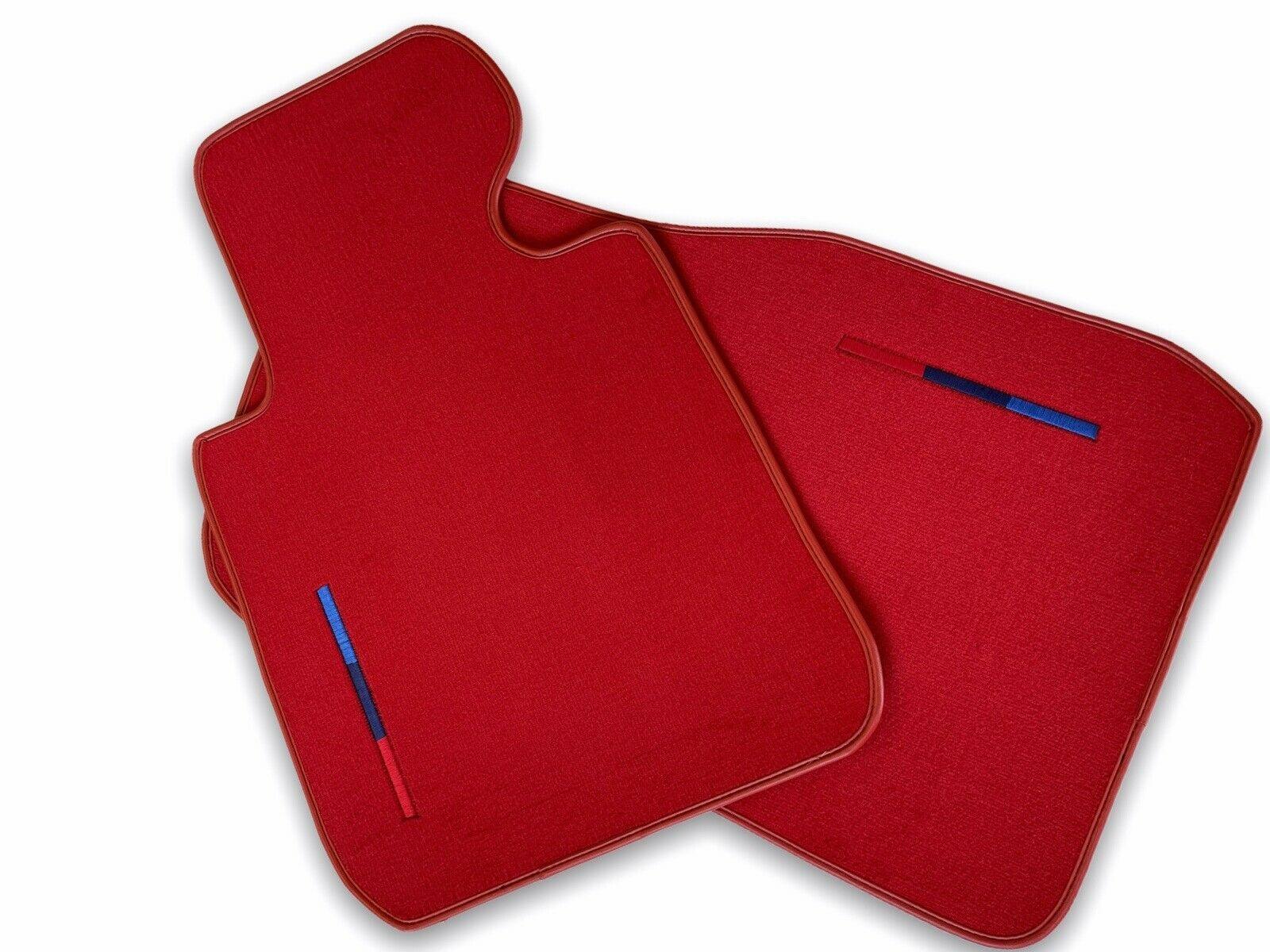 Red Floor Mats For BMW M8 Series Gran Coupe F93 - AutoWin