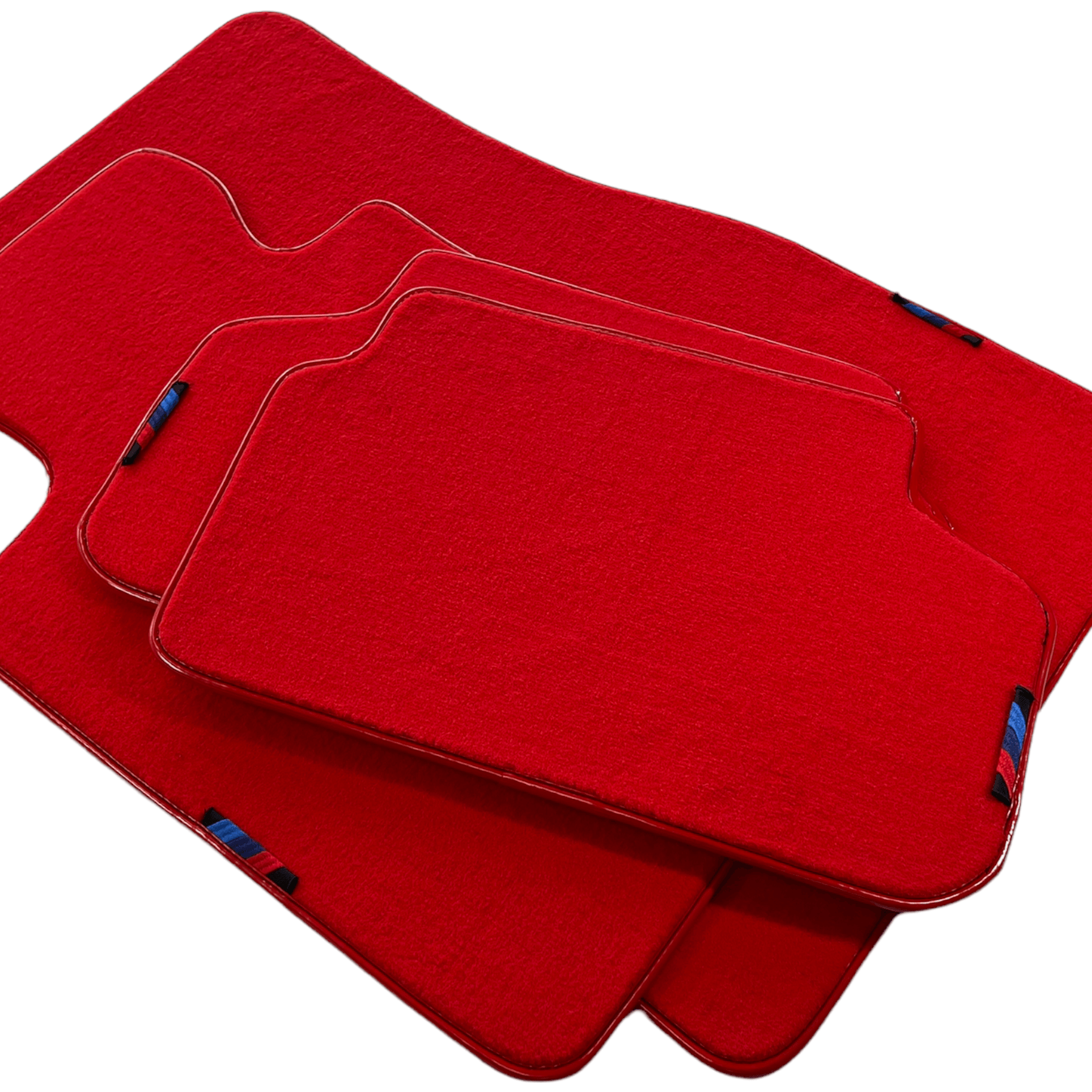 Red Floor Mats For BMW X1 Series F48 With M Package - AutoWin