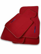 Red Floor Mats For BMW X5 Series E70 LCI With M Package - AutoWin