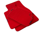 Red Floor Mats For BMW X5 Series E70 LCI With M Package AutoWin Brand - AutoWin