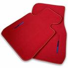 Red Floor Mats For BMW Z4 Series E85 Convertible (2003-2008) With M Package - AutoWin