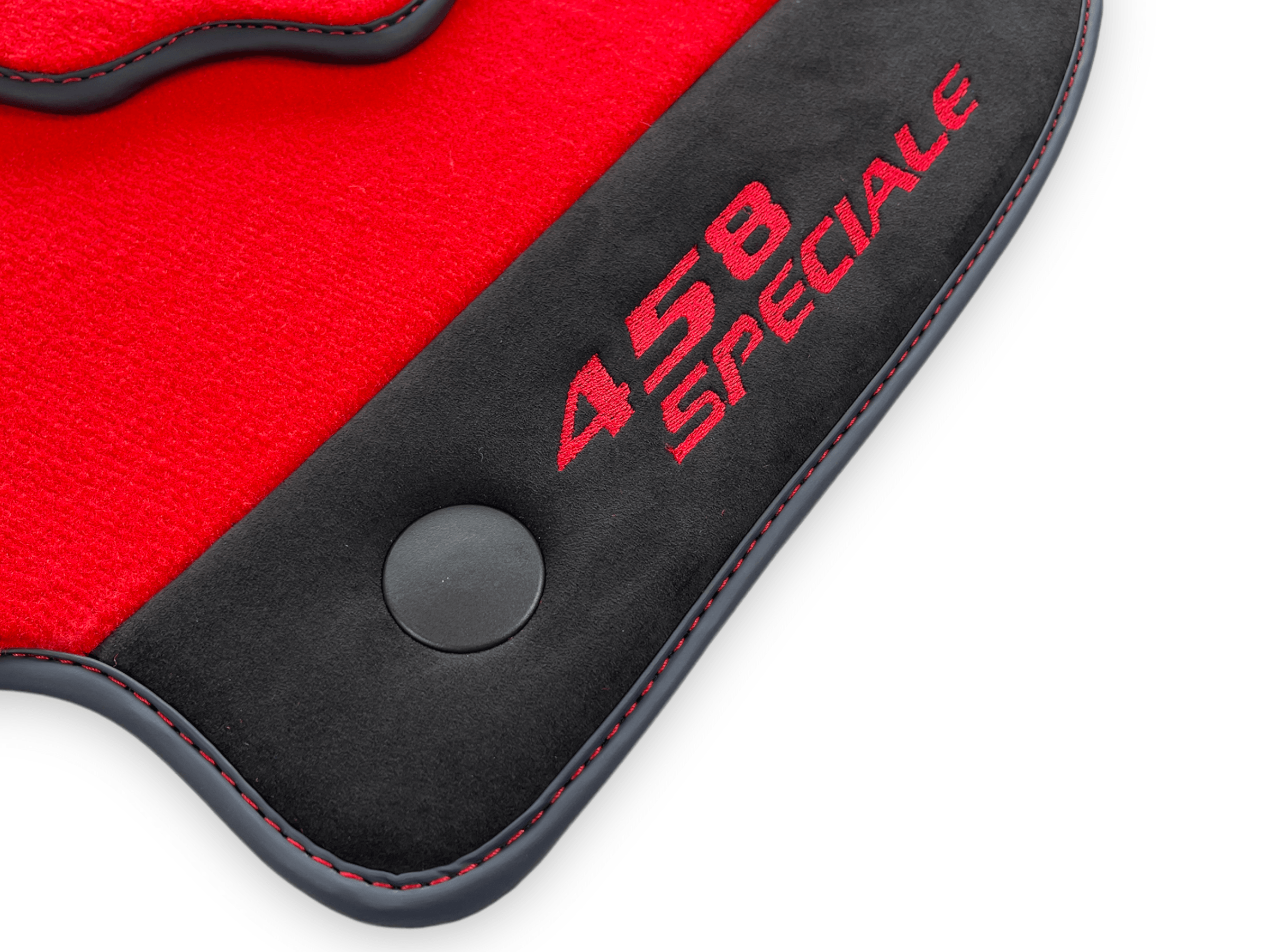Red Floor Mats For Ferrari 458 Speciale 2012-2015 - AutoWin