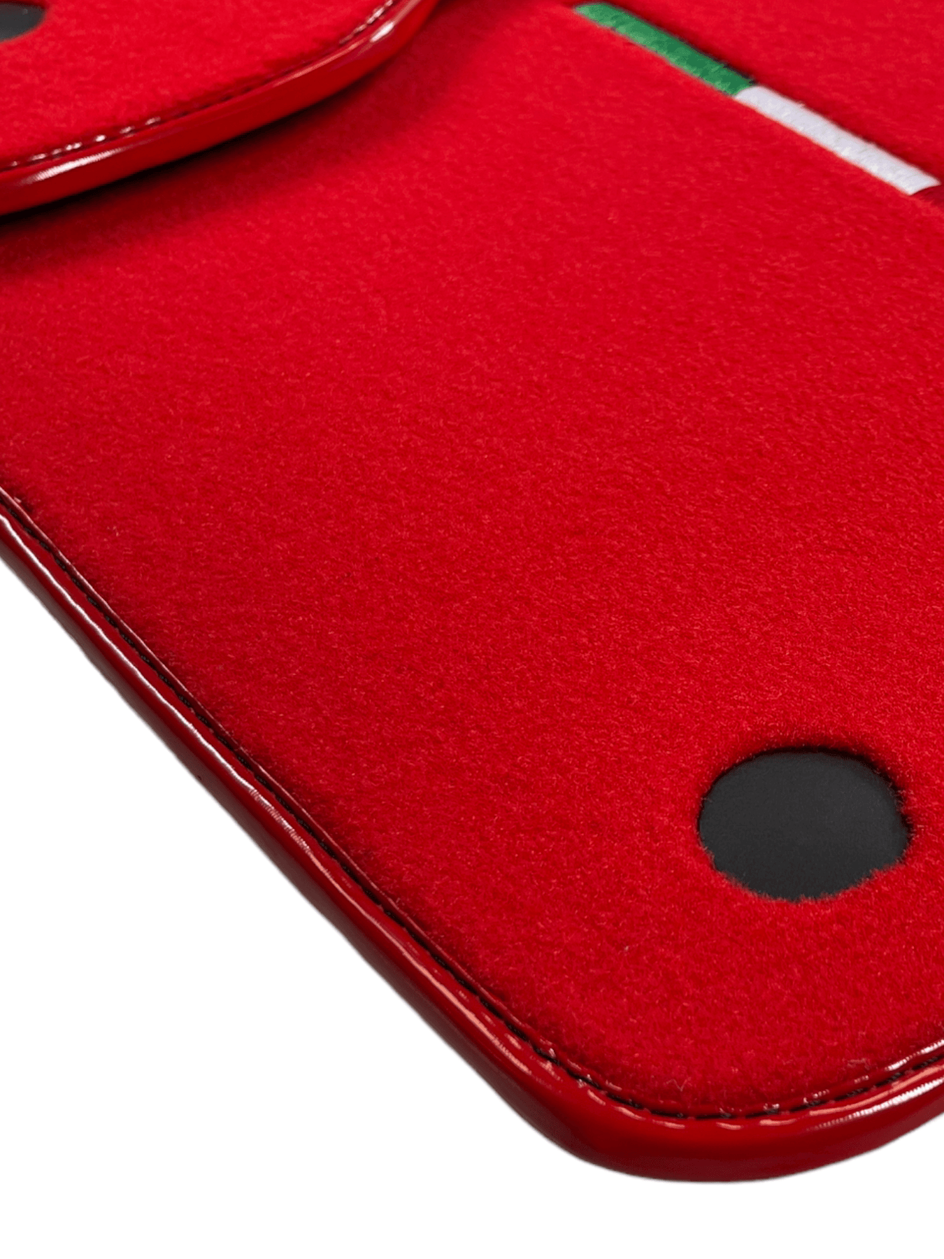 Red Floor Mats For Maserati Quattroporte IT Edition - AutoWin