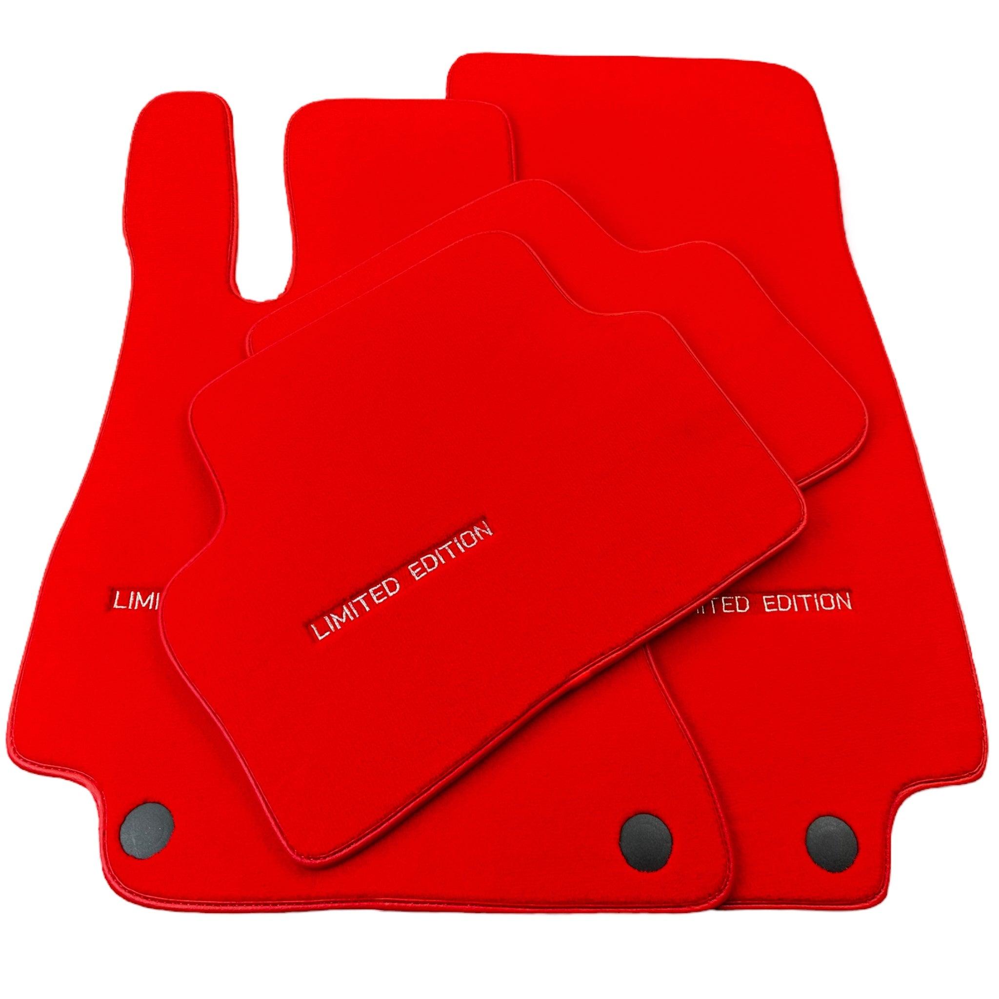 Red Floor Mats For Mercedes Benz E-Class S211 Estate (2003-2009) | Limited Edition
