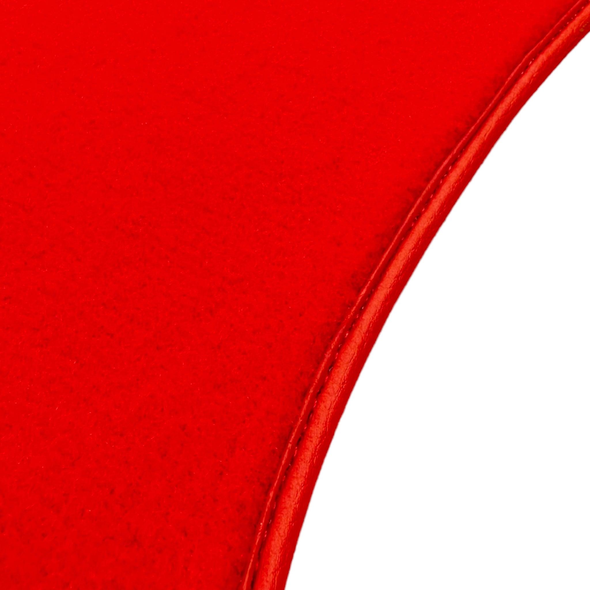 Red Floor Mats For Mercedes Benz E-Class W210 Sedan 4Matic (1995-2002) | Limited Edition