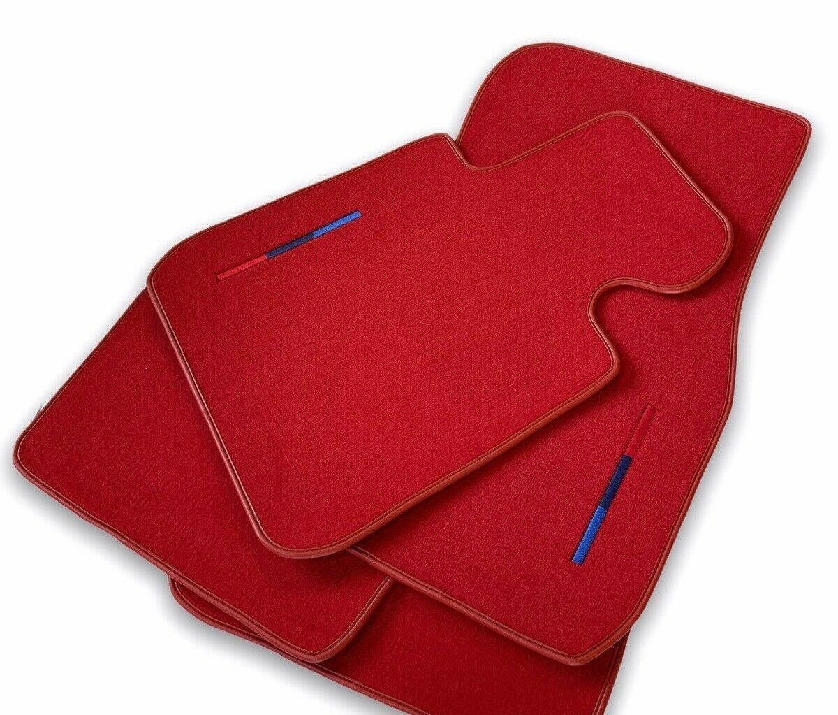 Red Mats For BMW 3 Series E36 2-door Coupe With M Package - AutoWin