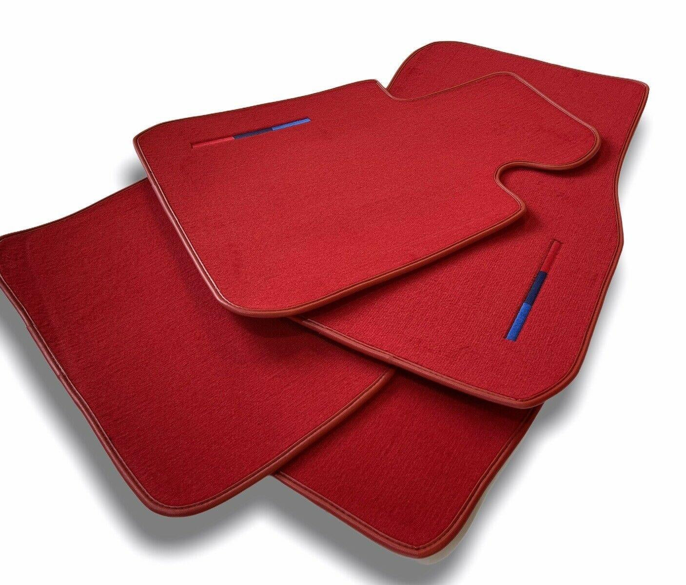 Red Mats For BMW 3 Series E36 Convertible With M Package - AutoWin