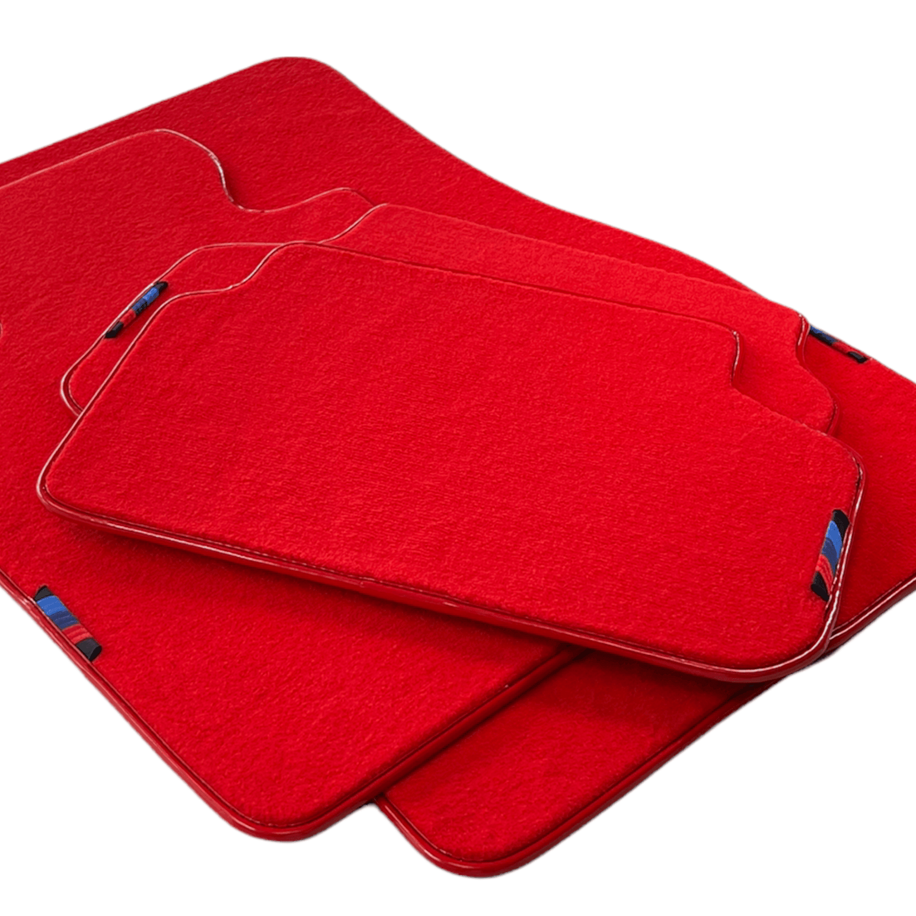 Red Mats For BMW 5 Series E28 Sedan With M Package AutoWin Brand - AutoWin