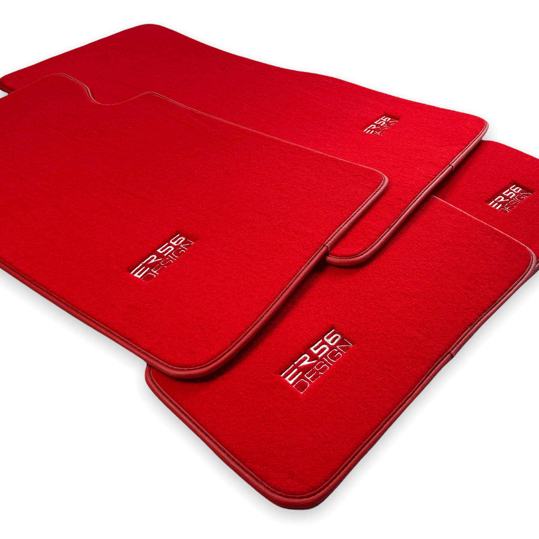 Red Mats For BMW 5 Series E61 Wagon - ER56 Design Brand - AutoWin