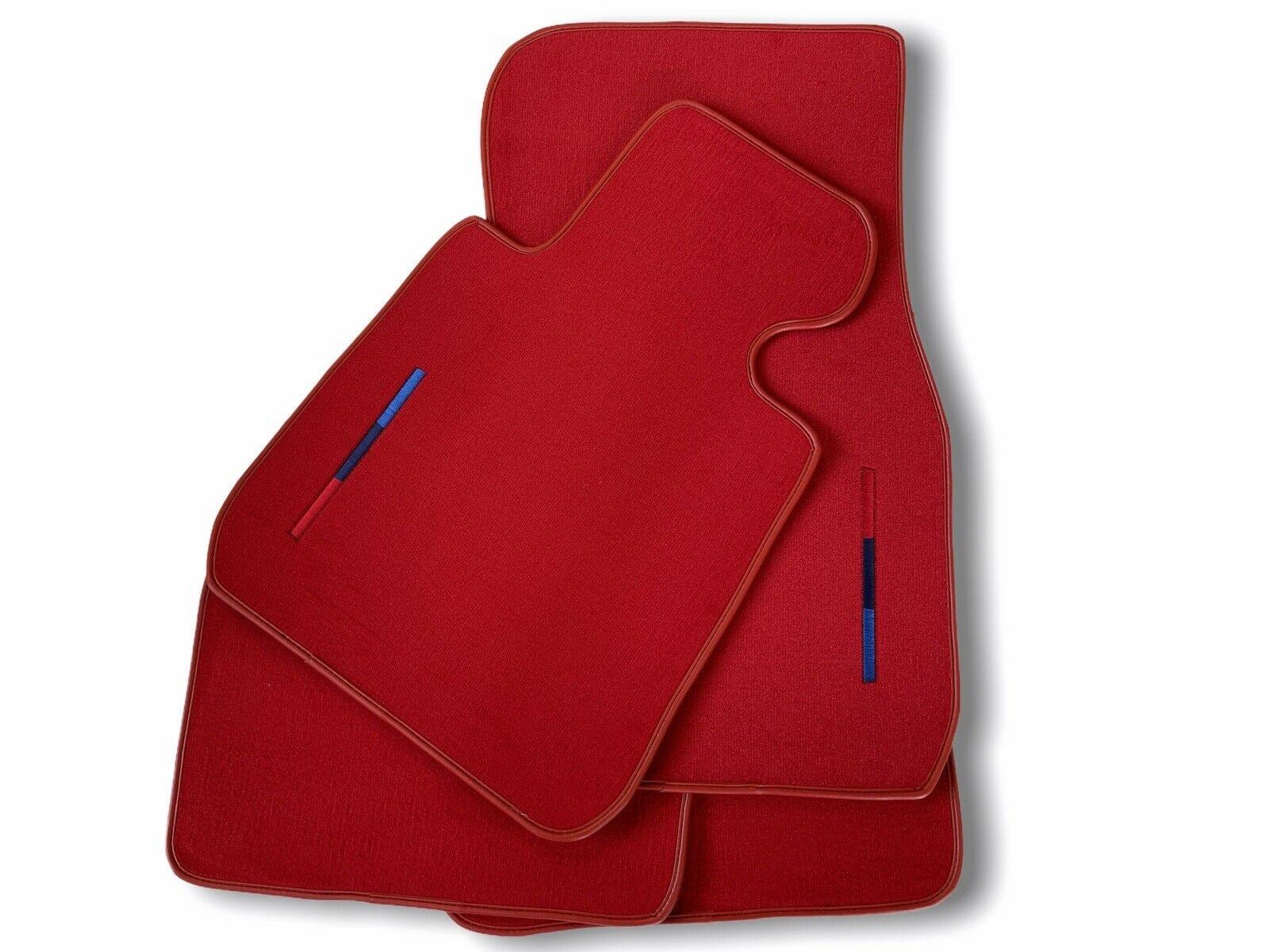 Red Mats For BMW 5 Series G30 With M Package - AutoWin