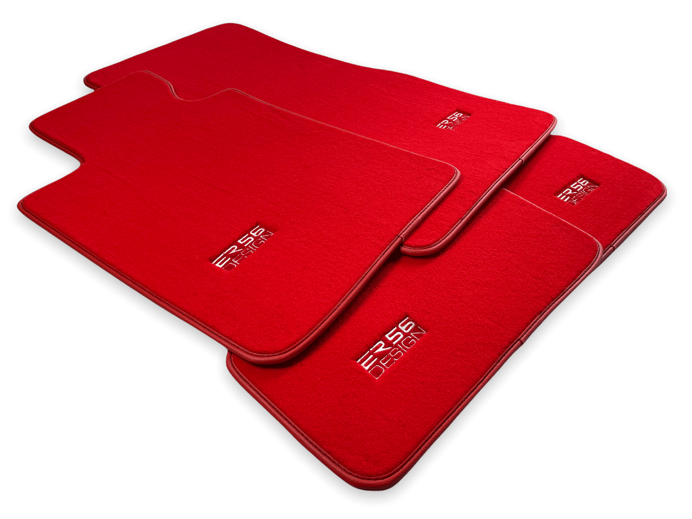 Red Mats For BMW 6 Series F13 2-door Coupe - ER56 Design Brand - AutoWin