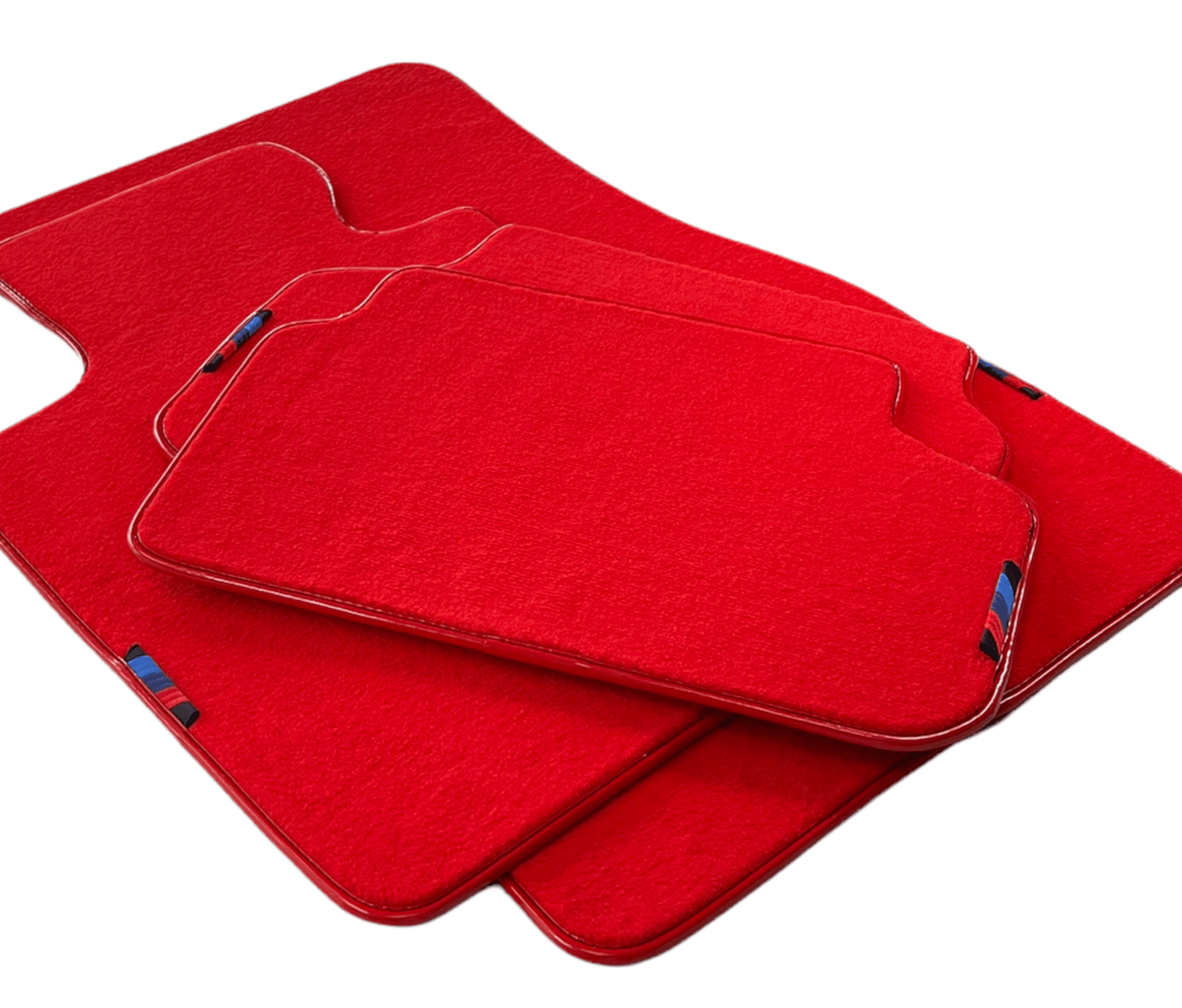 Red Mats For BMW 7 Series E38 Long With M Package AutoWin Brand - AutoWin