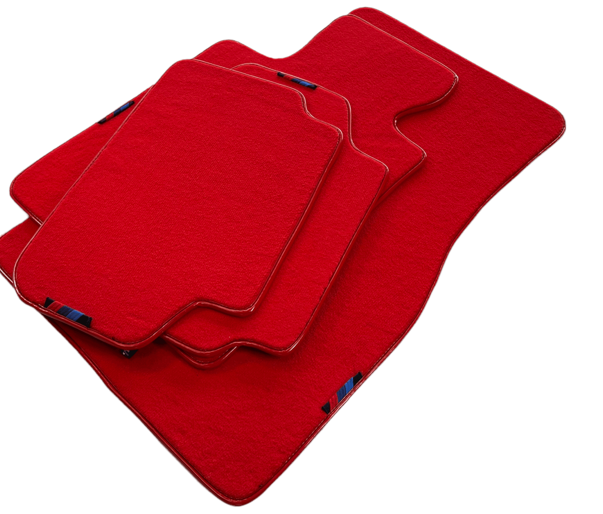 Red Mats For BMW 7 Series E38 With M Package AutoWin Brand - AutoWin