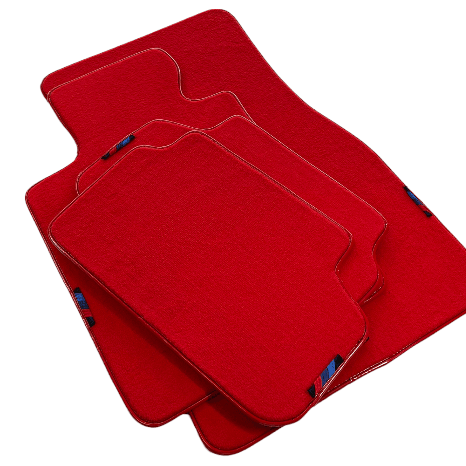 Red Mats For BMW M6 E63 Coupe With M Package AutoWin Brand - AutoWin