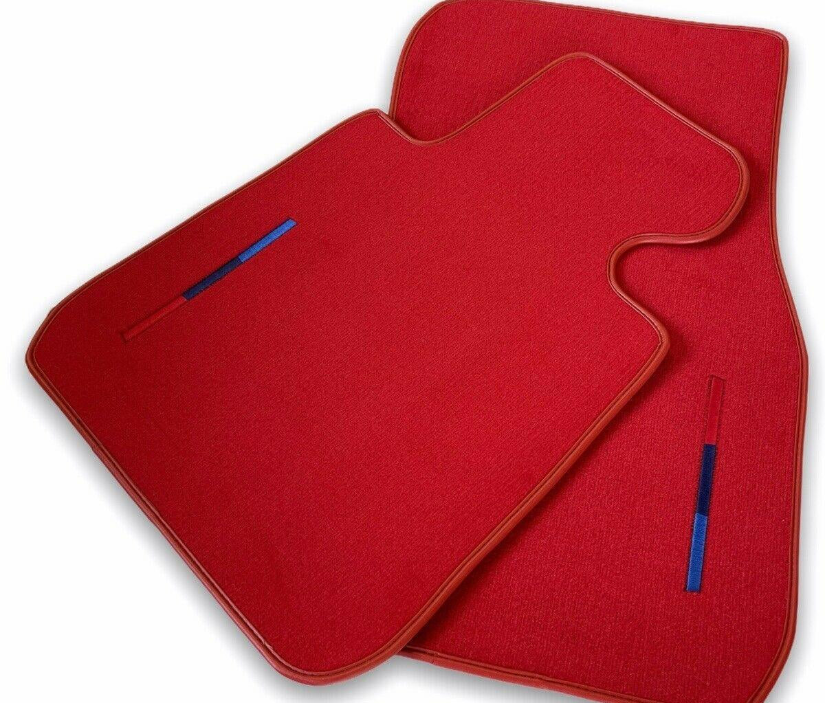Red Mats For BMW X6M F96 SUV With M Package - AutoWin