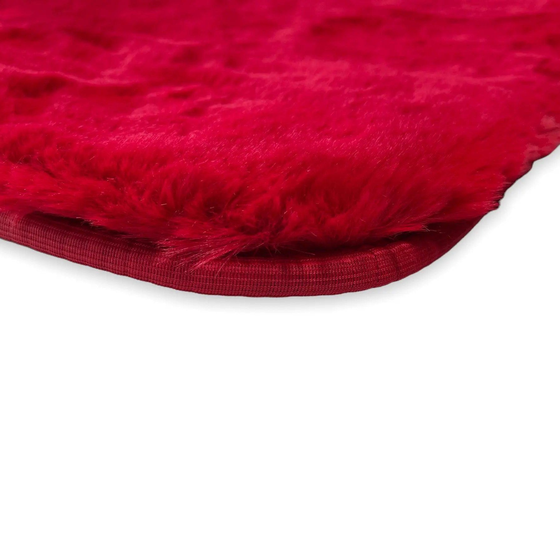 Red Sheepskin Floor Mats For Bentley Flying Spur (2013-2019) Er56 Design Brand - AutoWin