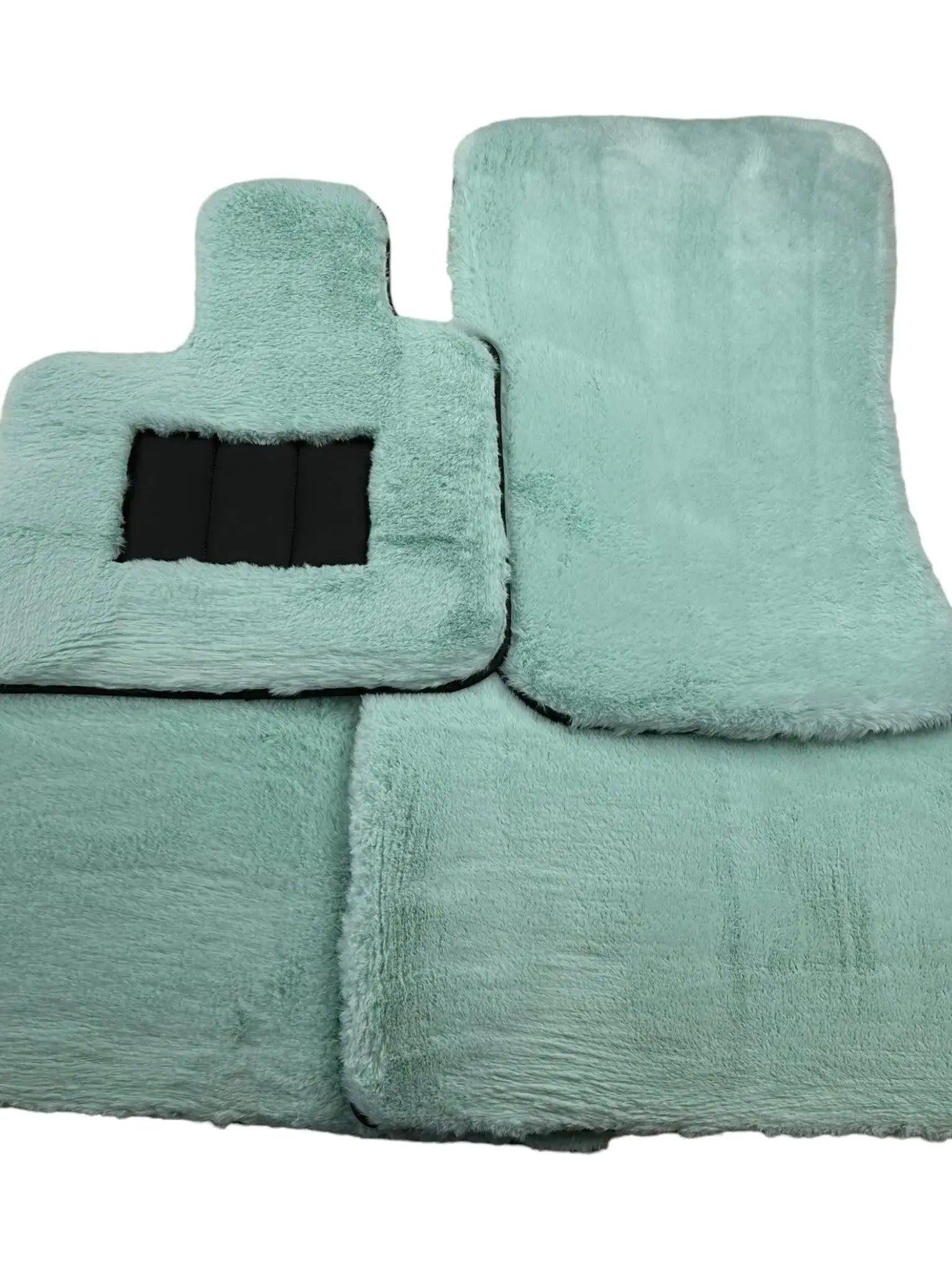 Tiffany Blue Sheepskin Floor Mats For Bentley Mulsanne (2010–2020) Er56 Design Brand