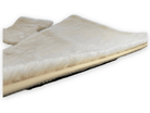 White Sheepskin Floor Mats For Rolls Royce Phantom 2003–2016 Er56 Design Brand - AutoWin