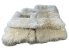 White Sheepskin Floor Mats For Rolls Royce Wraith 2013–2023 Er56 Design - AutoWin